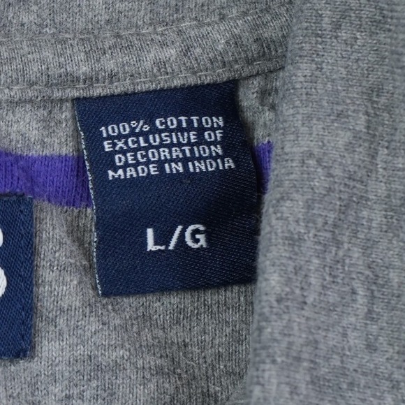 Chaps Mens Log Sleeve Polo Rugby Gray Striped Long Sleeve 1/4 Zip Pullover Shirt - Picture 8 of 10